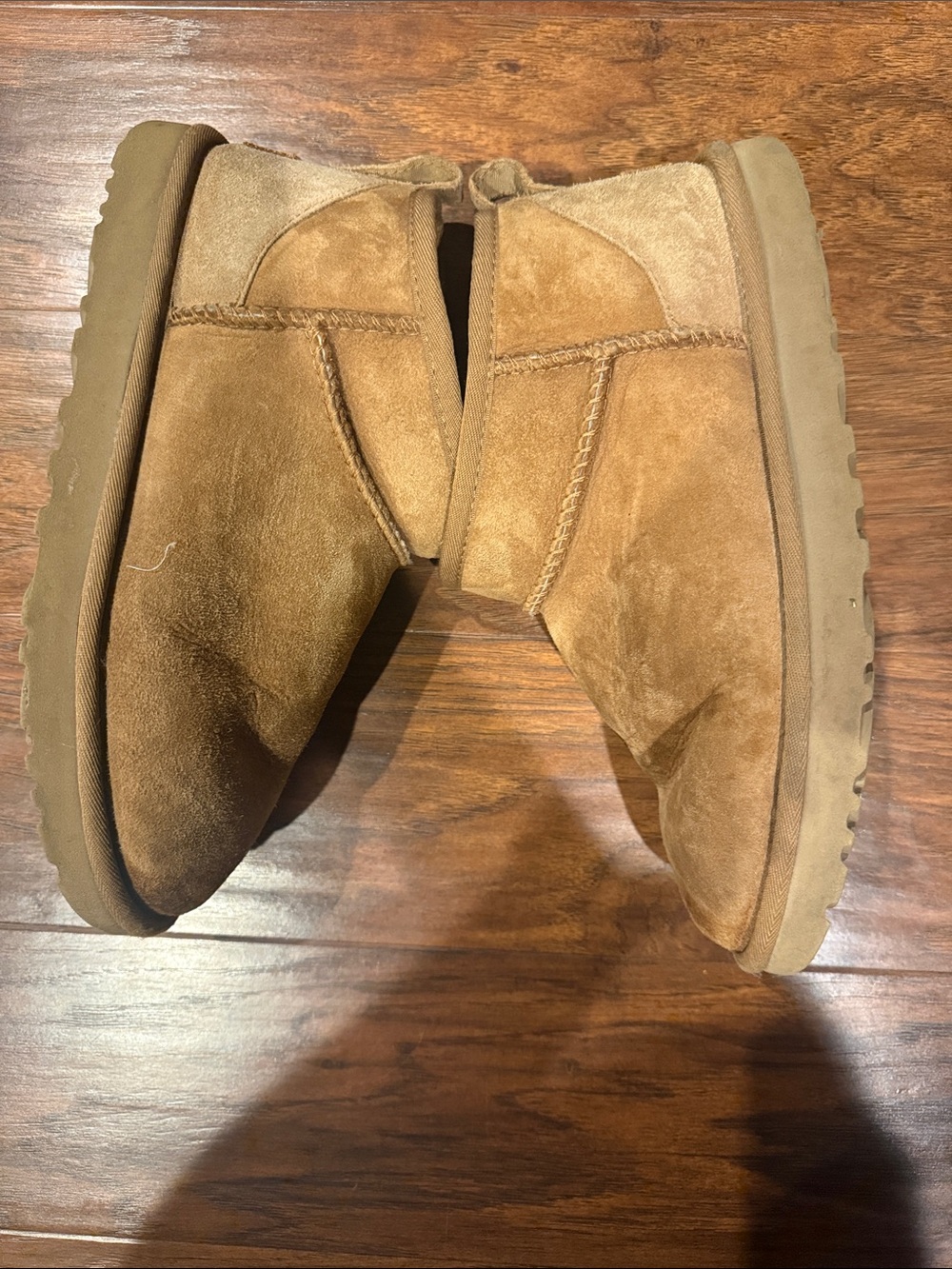 UGG Chestnut Suede Short Booties - Tan - Picture 3 of 5